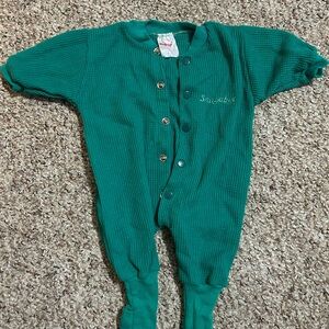 Vintage snugabye waffle knit sleeper